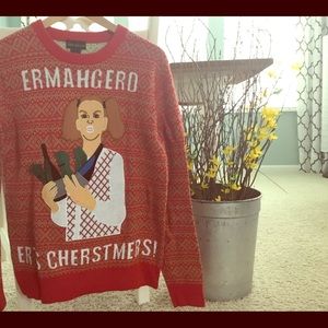 Ugly Christmas sweater- ERMAHGERD!!!!